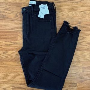A & F Curve Love super skinny high rise jeans